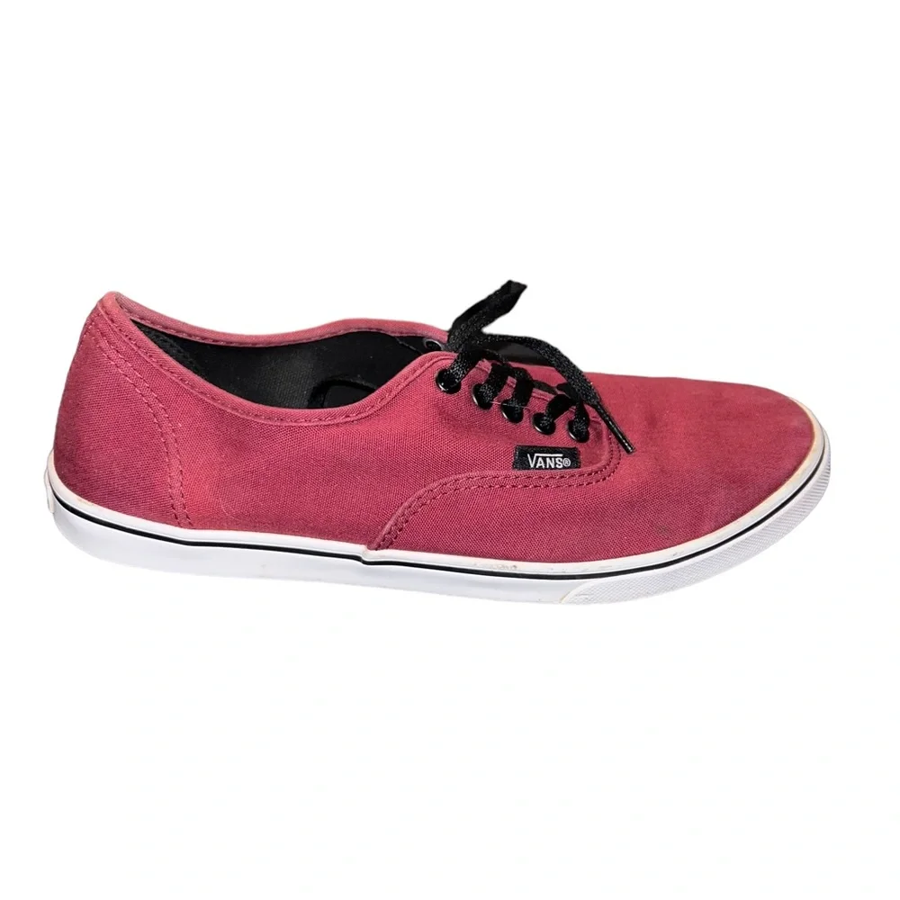 Vans Authentic Shoe Women’s size 9 / Men’s 7.5 Normal Width Port Royal Red - Picture 6 of 10